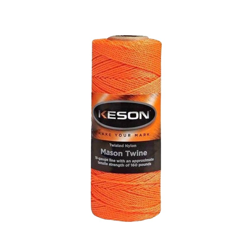 OB250 Orange Keson Braided Mason Twine