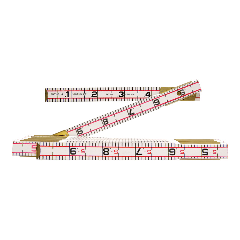 45376 lufkin red end engineers wood folding rule_l