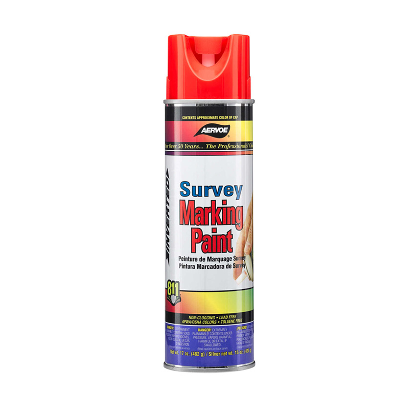 15220 Fluorescent Red Aervoe Survey Marking Paint