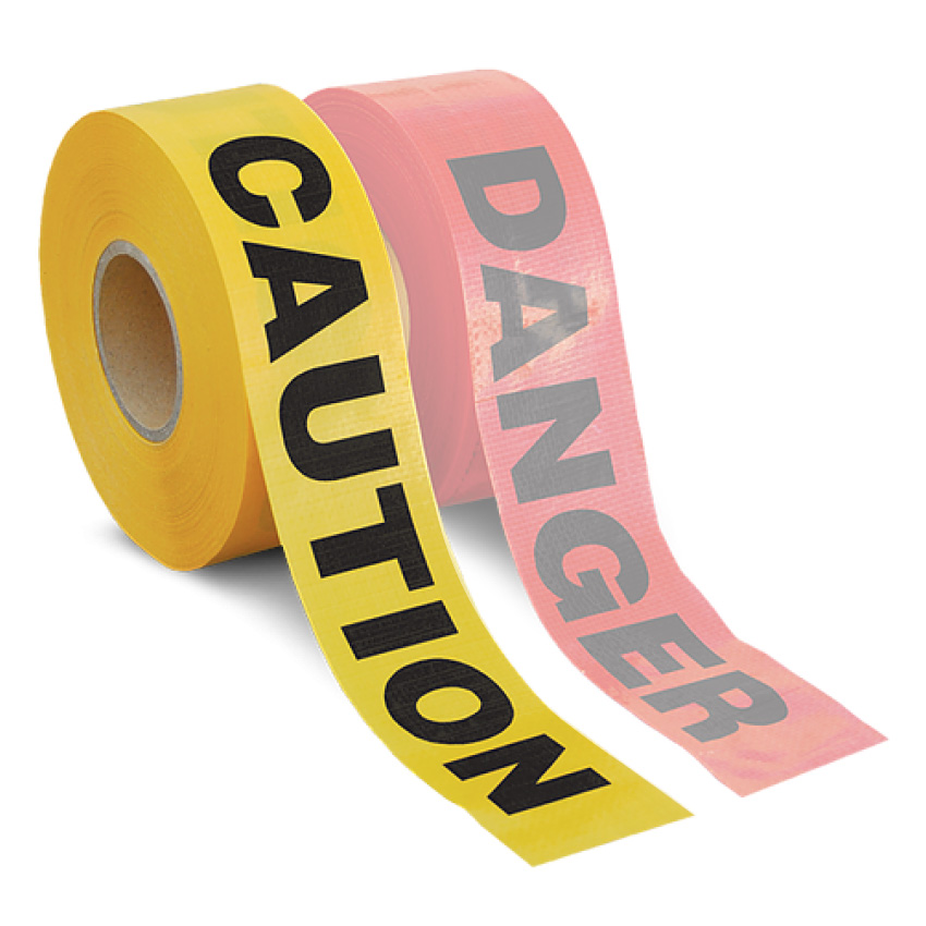 741310 Caution Tape Yellow Black Barricade Tape