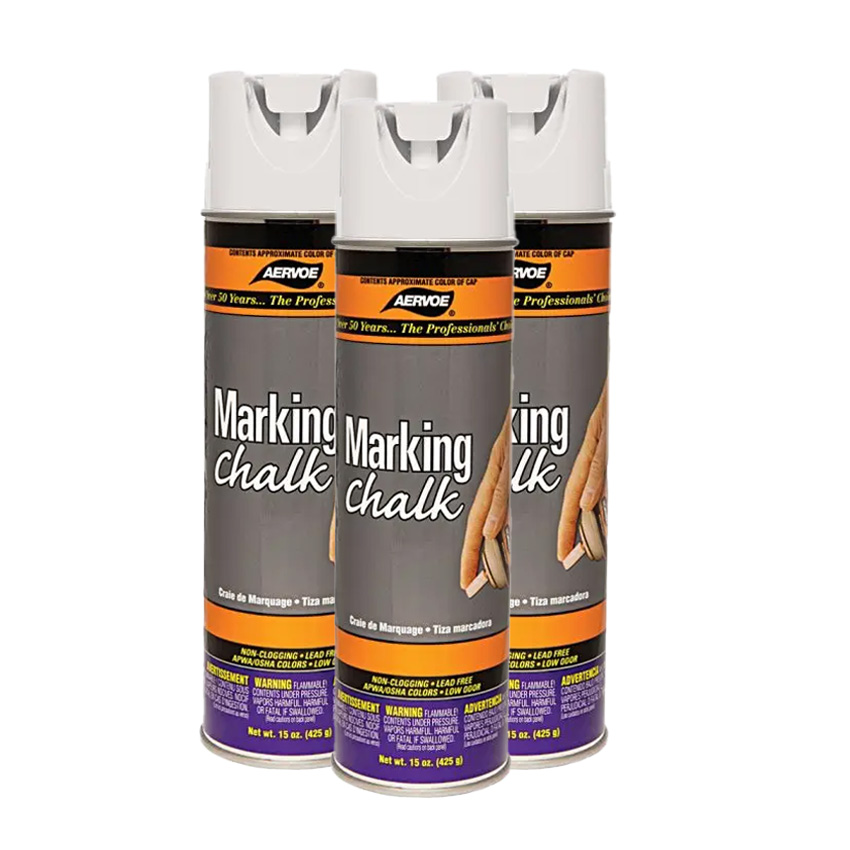 15215 White Aervoe Marking Chalk