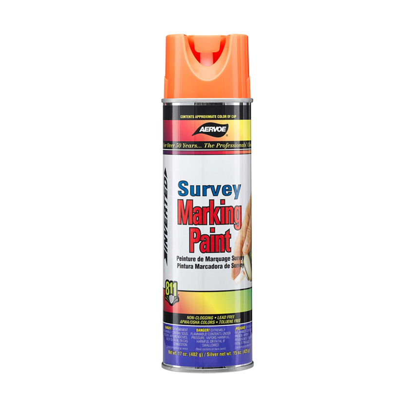 15222 Fluorescent Orange Aervoe Survey Marking Paint