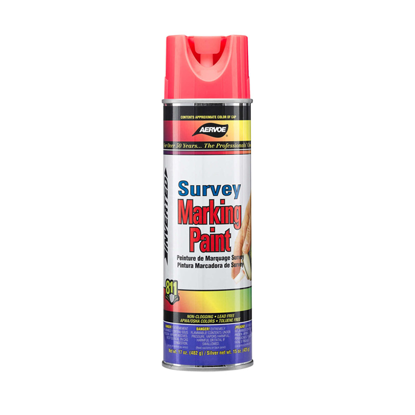 15229 Fluorescent Pink Aervoe Survey Marking Paint