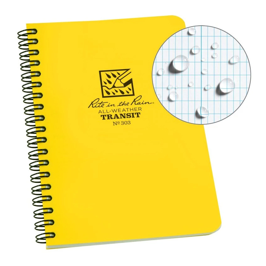 Rite in the Rain Spiral Bound Transit Book